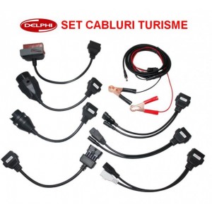 Kit set 8 cabluri adaptoare OBD2 Autocom Delphi autoturisme